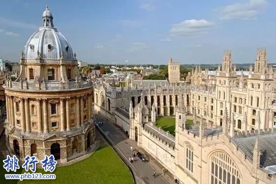 2018泰晤士高等教育英国大学排名：牛津大学排第一