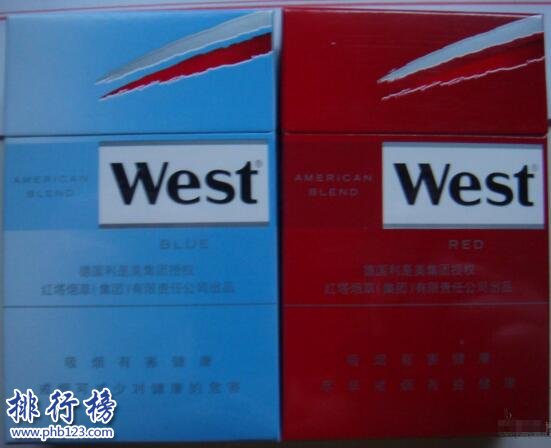 West(威斯)烟价格表图,德国威斯香烟价格排行榜(5种)