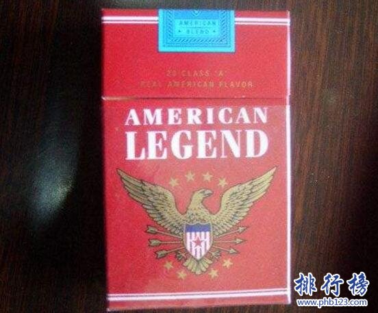 AMERICAN LEGEND烟图片和价格,美国传奇香烟价格排行榜(2种)