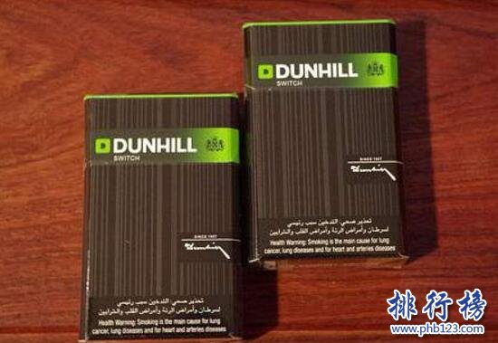 DUNHILL香烟图片和价格,英国登喜路香烟价格排行榜(10种)