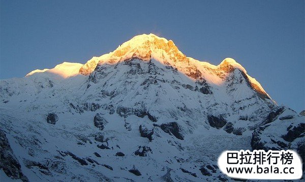 世界十大最高山峰排名榜