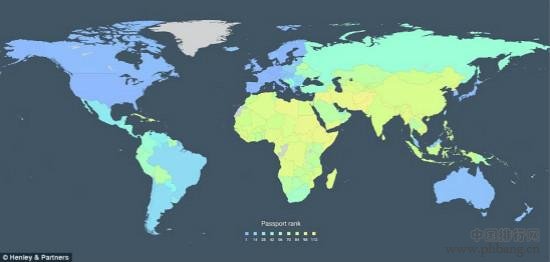 世界各国最具权利最好使的护照排名