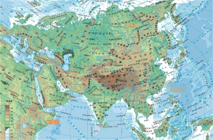 世界面积最大的大洲，亚洲面积达4457.9万平方公里